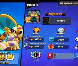 86k Brawl Stars hesabı satılır 