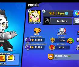 85k Brawl Stars hesabı satılır 