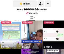 Orjinal TikTok səhifəsi 