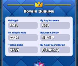 Clash of Royale hesab