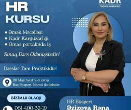 İnsan Resurslarının idarə edilməsi- HR Kursu