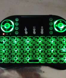 Mini blutuz işıqlı klaviatura