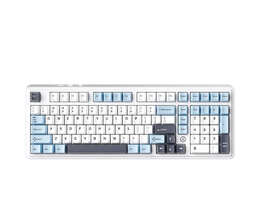 Ajazz AK980 Blue White - Wireless