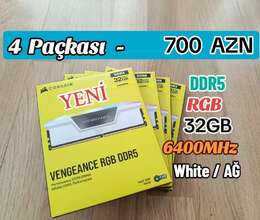 Corsair RGB DDR5 32GB 6400MHz White