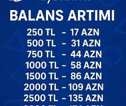 PlayStation balans artımı – Sürətli və etibarlı