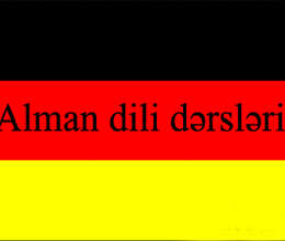  ALMAN dili kursları. 