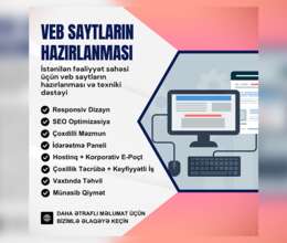 Veb saytların, mobil tətbiqlərin yığılması və texniki dəstəyi