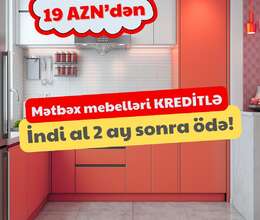 Müasir Mətbəx mebelləri KREDİTLƏ