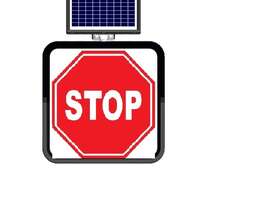 Günəş panelli yol nişanları