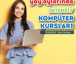 Yay aylarında kompüter kursları