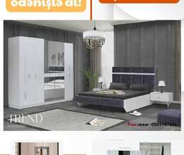 Yeni Yataq mebel dəstləri KREDİTLƏ