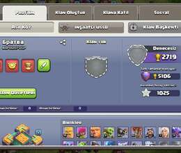 Clash of clans 14 bələdiyə hesab 