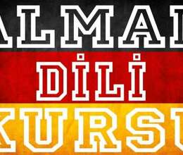  ALMAN dili kursları. 