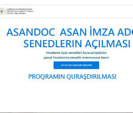 Adoc Asandoc quraşdırması indi asan!