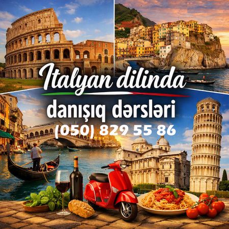 İtalyancanı Danışaraq Praktik Öyrədirik – Hazırlıq kursları – ucuztap.az