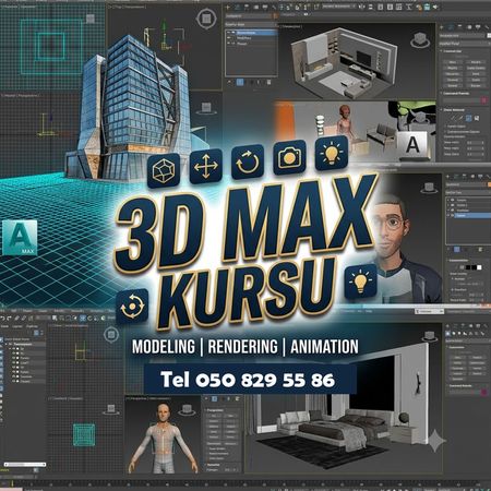 3D Max Vray Fərdi Dersleri – Hazırlıq kursları – ucuztap.az