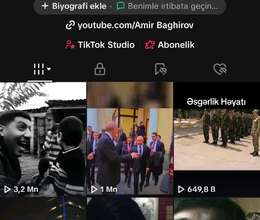 Tiktok səhifəsi