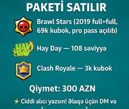 Supercell oyun paketi 
