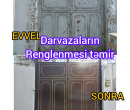 Darvazalari̇n rənglənməsi temir – Pəncərələr, qapılar, eyvanlar – ucuztap.az