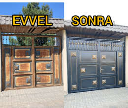 Darvazalari̇n rənglənməsi temir 