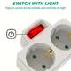 2 X Switchable Sockets with Switch | 2 X Переменные розетки с выключателем