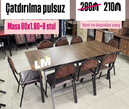 Masa ve oturacaqlar