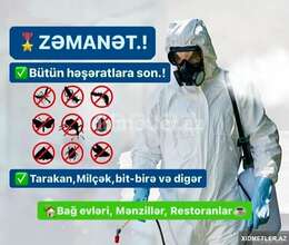Bağların, Evlərin Dezinfeksiyası