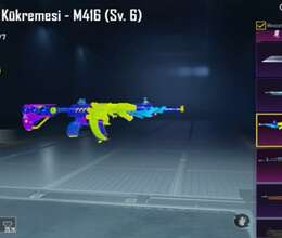 Pubg mobile hesab Kertenkele m416