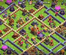Clash of Clans oyun hesabı 222 LVL
