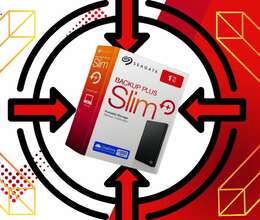 Xarici HDD "Seagate Backup Plus Slim 1TB"
