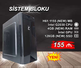 Ofis üçün Kompüterlər Sarko DDR3 H61 1155 Pentium G2030