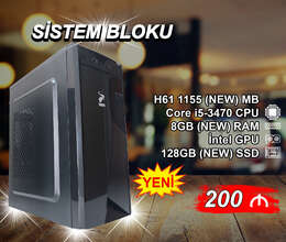 Ofis üçün Kompüterlər Sarko DDR3 H61 1155 Core i5 3470