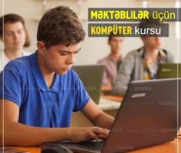 Kompüter kursları məktəblilər üçün