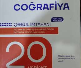 Coğrafiya DIM 3-ci qrup blok testi(2025)