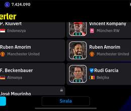 Efootball hesabı Güc: 3252 Təcili