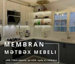 Mətbəx mebeli membran kreditlə 