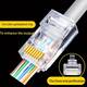 100 ədəd RJ45 Cat6 Keçidli Konnektor