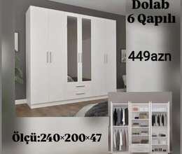 6 Qapılı dolab 