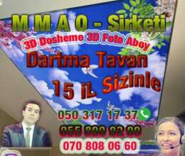 Dartma tavan 3D 5D 