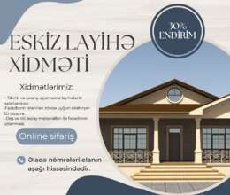 Eskiz layihe Çıxarış (Kupça) tikinti üçün Eskiz layihe