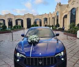 Maserati levante s bəy gəlin toy maşını sifarişi