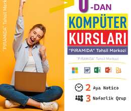 Kompüter kursu sıfırdan peşəkar istifadəyə