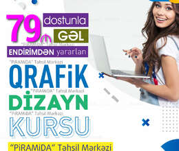 Qrafik dizayn paketi üzrə kompüter kursuna xüsusi endirim