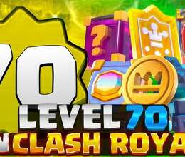 Clash Royale hesab 70 LVL