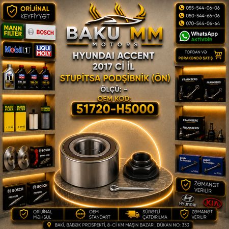 Hyundai Accent Ön Stupitsa Podşibniki (51720-H5000) – HYUNDAI KIA EHTIYAT HISSELERI – Bakı – ucuztap.az