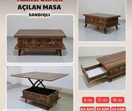 Açılan jurnal masası (Sandıqlı) | KREDİTLƏ