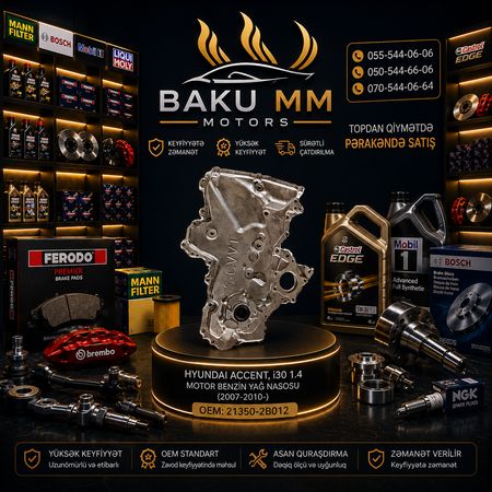 Hyundai Accent, I30 1.4 Mator Benzin Yag Nasosu (-) 21350-2B012 – Bakı – ucuztap.az