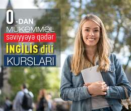 İngilis dili kursu 0-dan mükəmməl səviyyəyə qədər