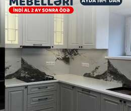 Mətbəx mebelləri Kreditlə | İndi al, 2 ay sonra ödə