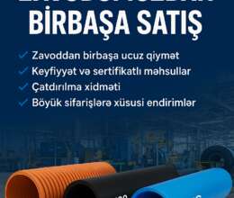 Qofralı (qarmoşka, koruge) boru 110